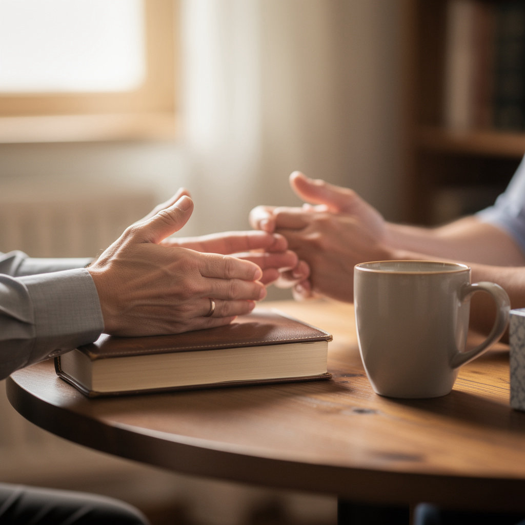 Maranatha Chapel spiritual guidance session offering confidential counseling and prayer support in San Diego